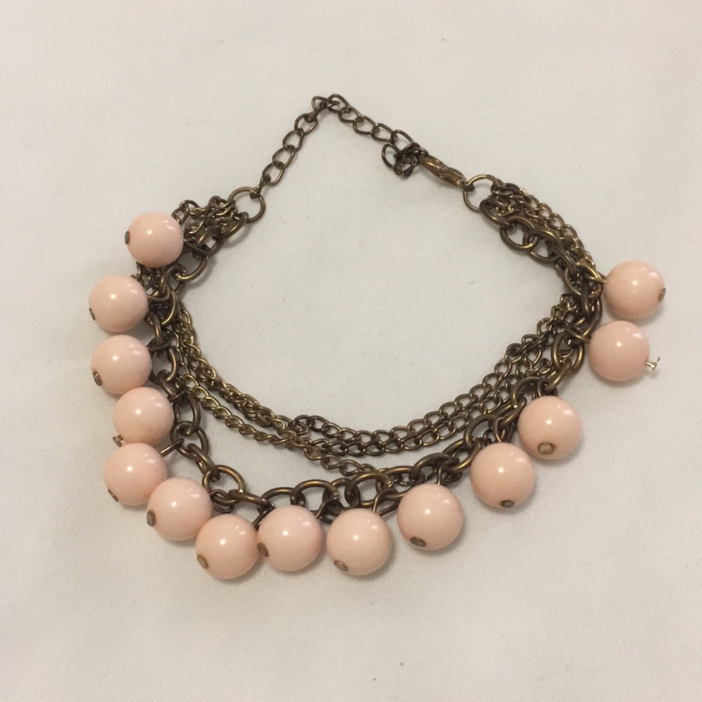 Soft pink beaded Bracelet